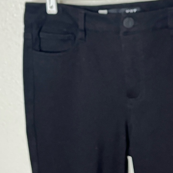 Kut From The Kloth MIA Fab AB Toothpick Skinny Black Pants Sz 6 - Picture 2 of 8